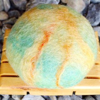 grapefruit bergamot felted soap