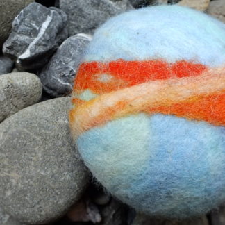 Felted Soap Plumeria