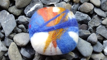 Felted Soap Orange Blossom - Image 3